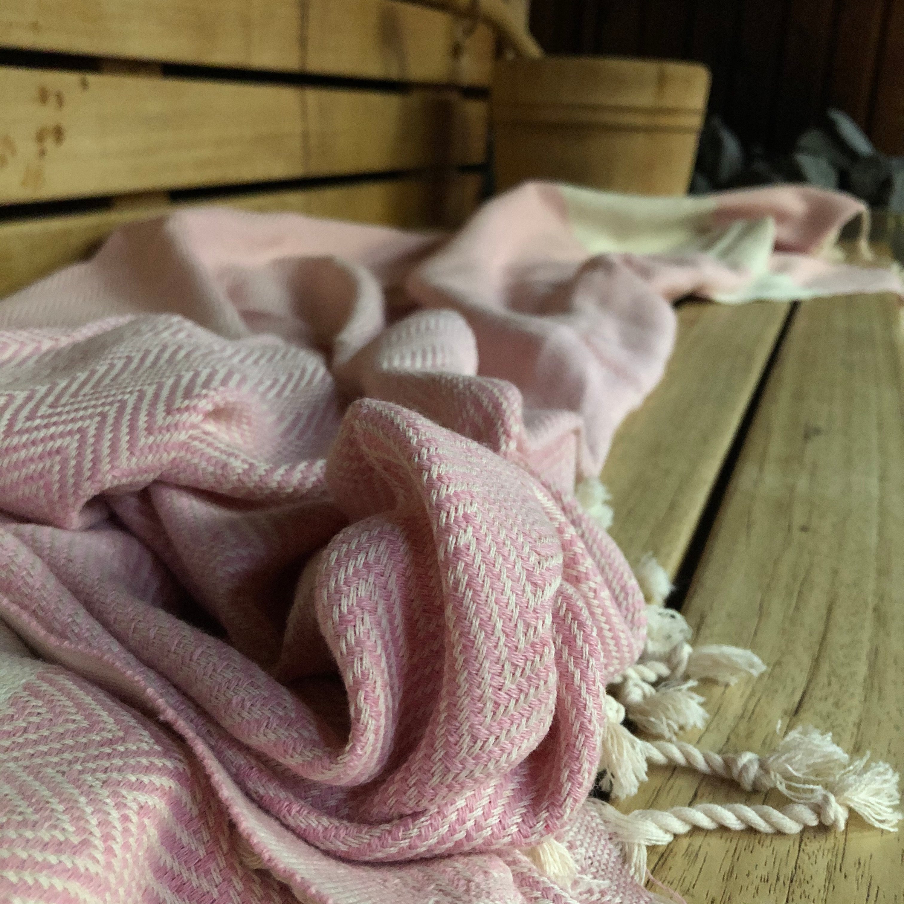 Bath & Body - Herringbone Pink-2