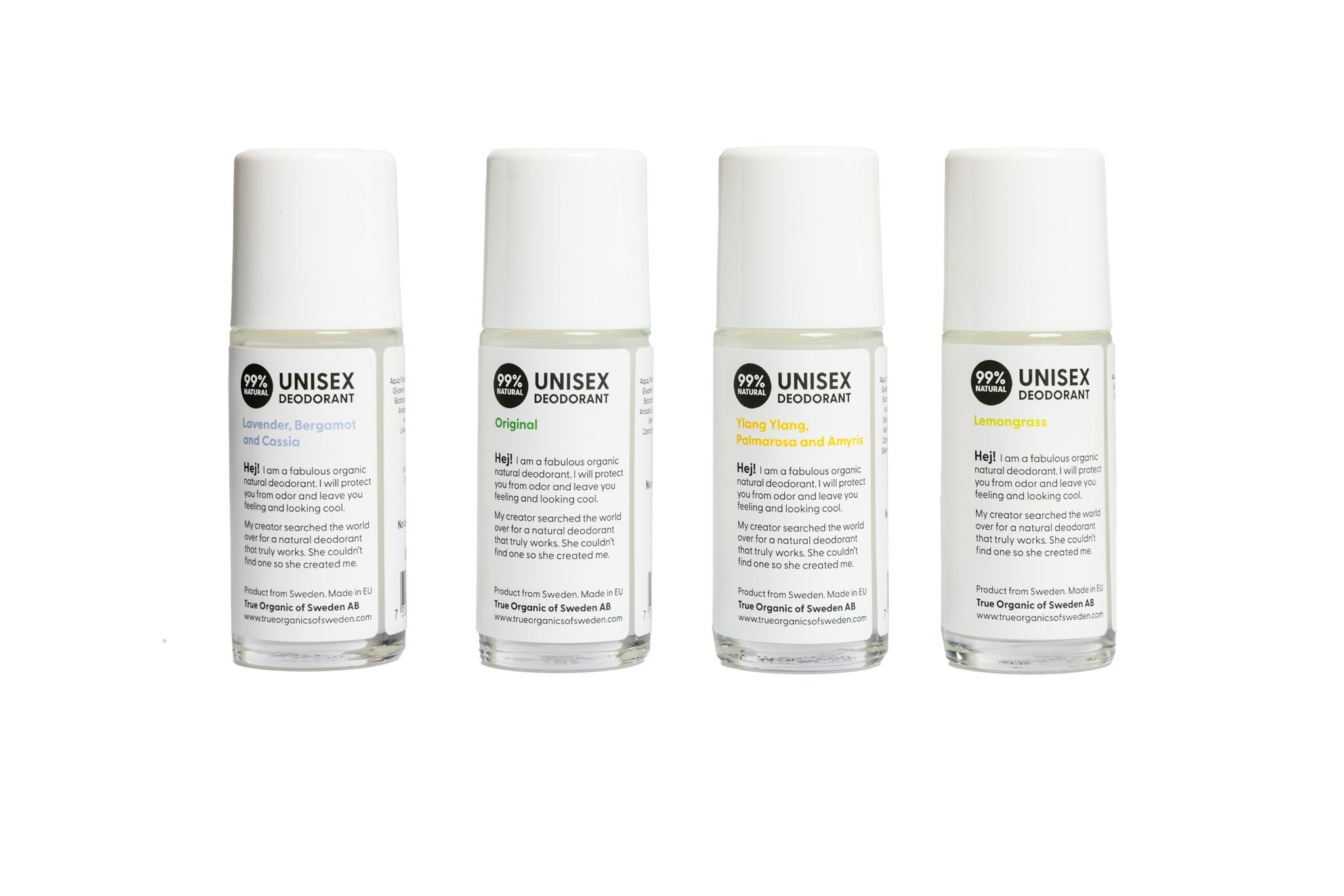 Sample pack - all 4 Undercover agent best natural deodorants-3