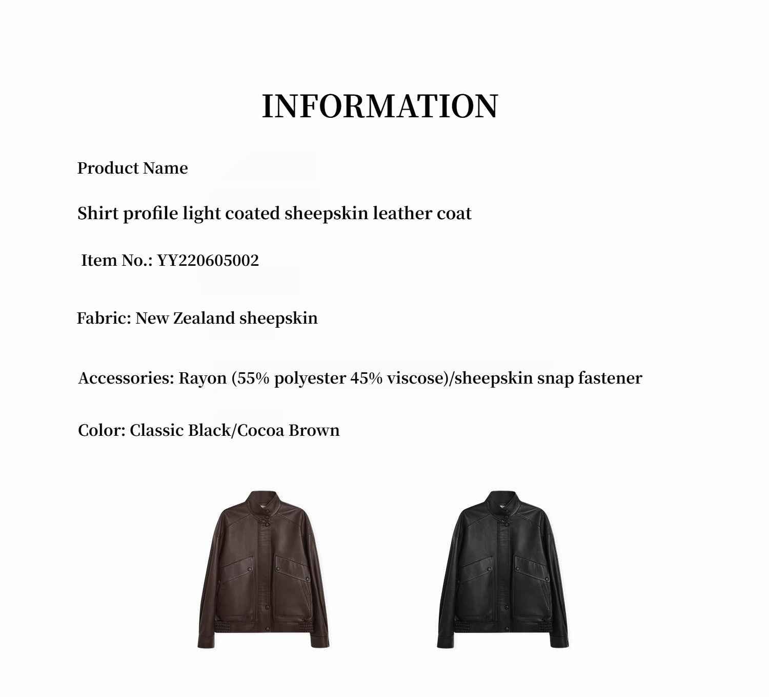 Fireladyfur Women's Genuine Sheep Leather Motorcycle Short Jacket "Loveless Muse"-2