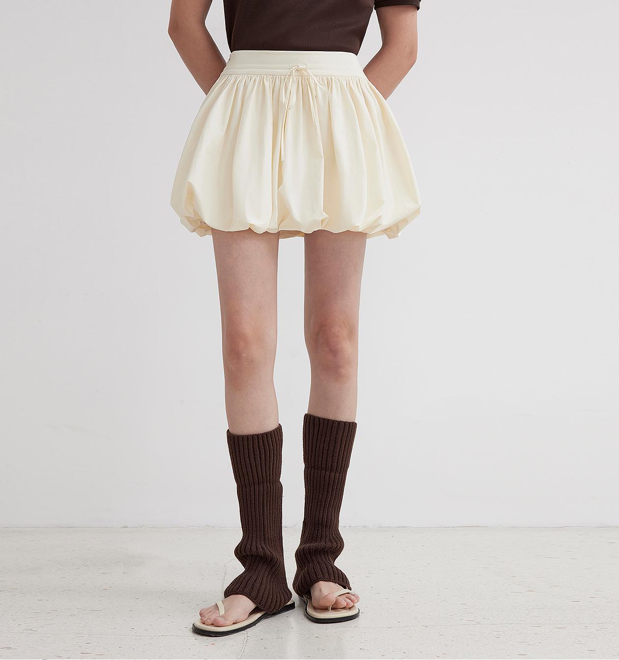 "Alice" low waist anti-exposure flower bud short skirt for women-4