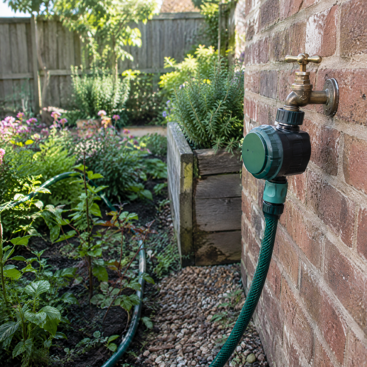 Automatic Hose Watering Timer with Rain Sensor