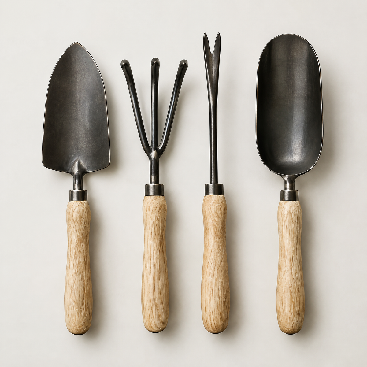 Heritage Four-Piece Stainless Steel Hand Tool Set