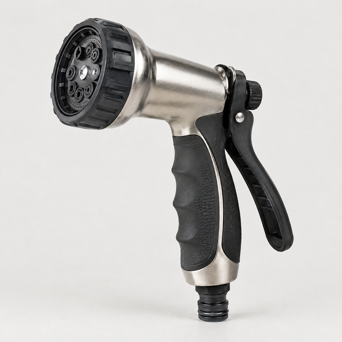 Metal 7-Pattern Garden Hose Spray Nozzle
