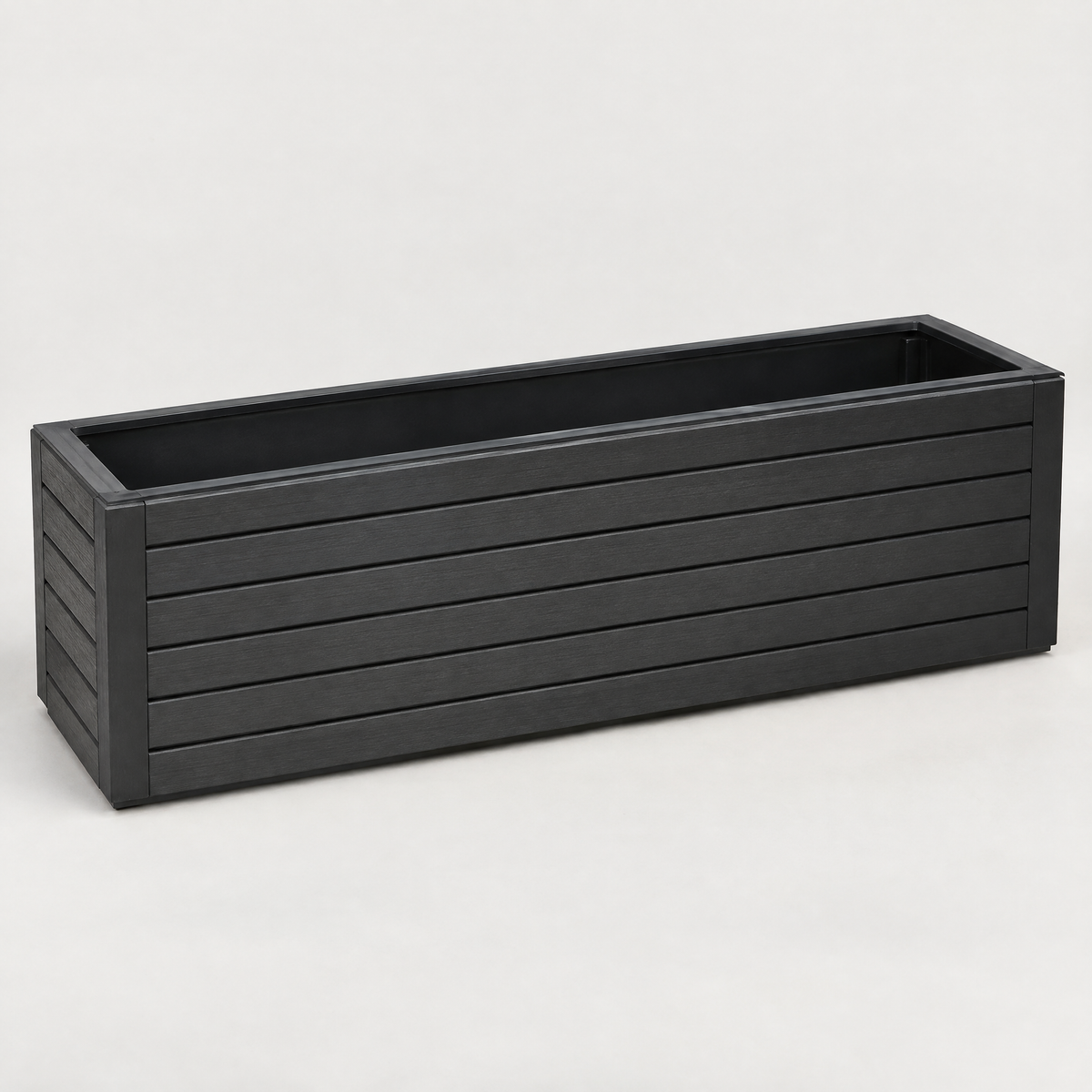 Slatted Self-Watering Window Box Planter